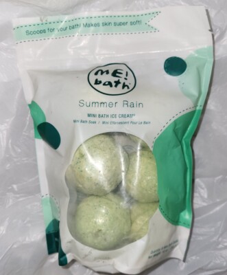 ME! Bath Summer Rain Bath Bombs Makes Skin Super Soft 6 Pack 10oz 