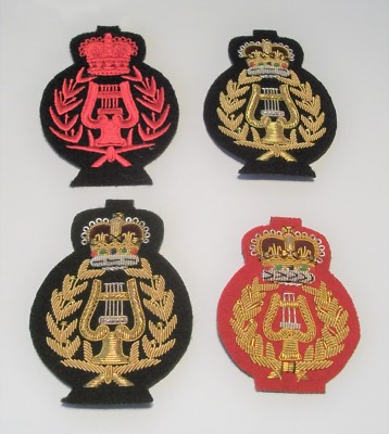 ROYAL MARINES BANDMASTER GRABSTEINABZEICHEN - BLAU, LOVATS ODER NR. 3