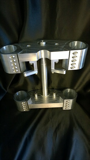 ZRX1200 & ZRX1100 Billet Thug Fork Yokes to fit USD forks Kawasaki