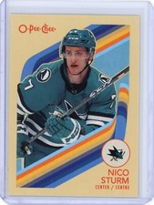 2023-24 O-Pee-Chee OPC Nico Sturm Retro #312 - San Jose Sharks