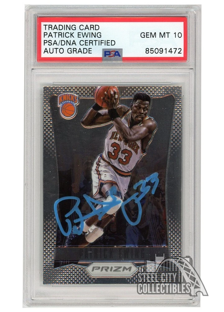 NBA Patrick Ewing 12-13 Select Prizm 初年度 25+ Panini Patrick Ewing Basketball Autographed Sports Trading