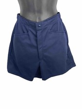 Vintage Womens Tennis Gym Shorts Navy NWOT 80s Contend-Her Lightweight Athletic