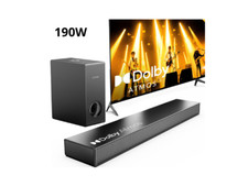 Barre De Son Dolby Atmos TV Home Cinéma Caisson De Basse Haut Parleur Bluetooth