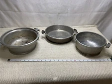 Guardian Service Cookware Round 9" Skillet & 9" Pot and 7.5” pot