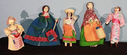 Vintage Clothespin Dolls (collection) 1975