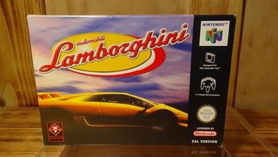 Automobili Lamborghini - Nintendo 64 N64 Spiel Komplett/OVP