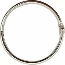 12pk 3in Loose Leaf Binder Rings Extra Large Office Book Rings Nickel Plated E