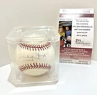 Whitey Ford Autographed Baseball JSA Certified Signed Ball w/case