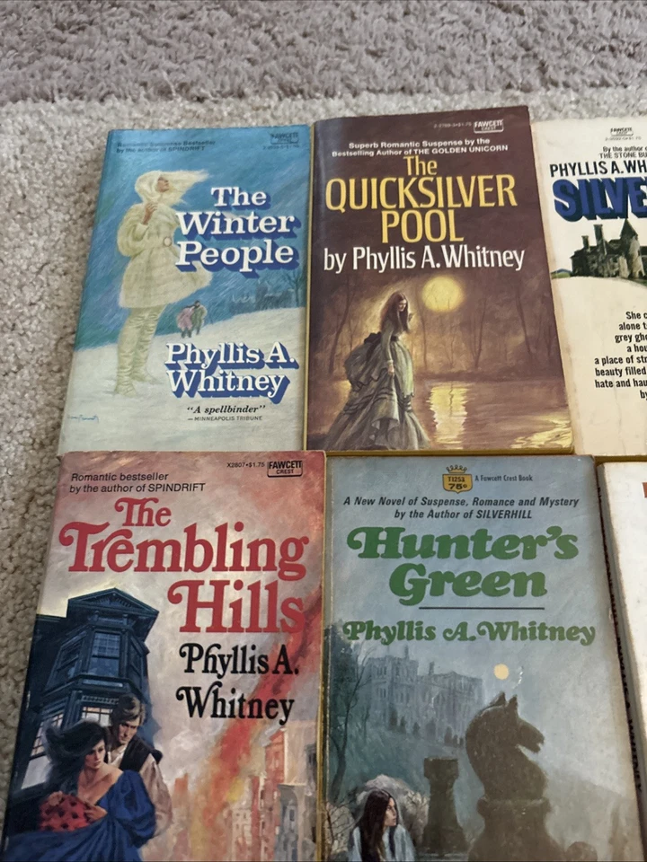 Mixed Lot of 23 PHYLLIS WHITNEY Gothic/Historical Romance Paperbacks Foto 2 de 4