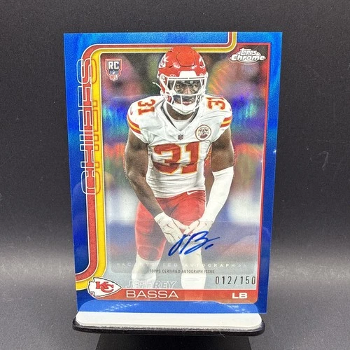 2025 Topps Chrome Jeffrey Bassa Blue Refractor (RAW)