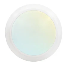 Luxrite 6 Inch LED Disk Lights 5CCT 2700K-5000K 1000LM Damp Rated