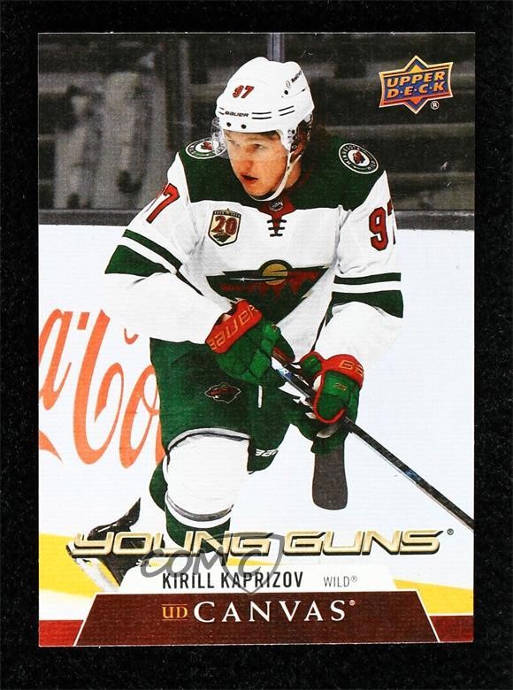 2020-21 Upper Deck UD Canvas Young Guns Kirill Kaprizov #C225 Rookie RC f8q