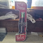 VTG/Coca-Cola Double Sided Metal Lighted Sign - From The Coca Cola Co.