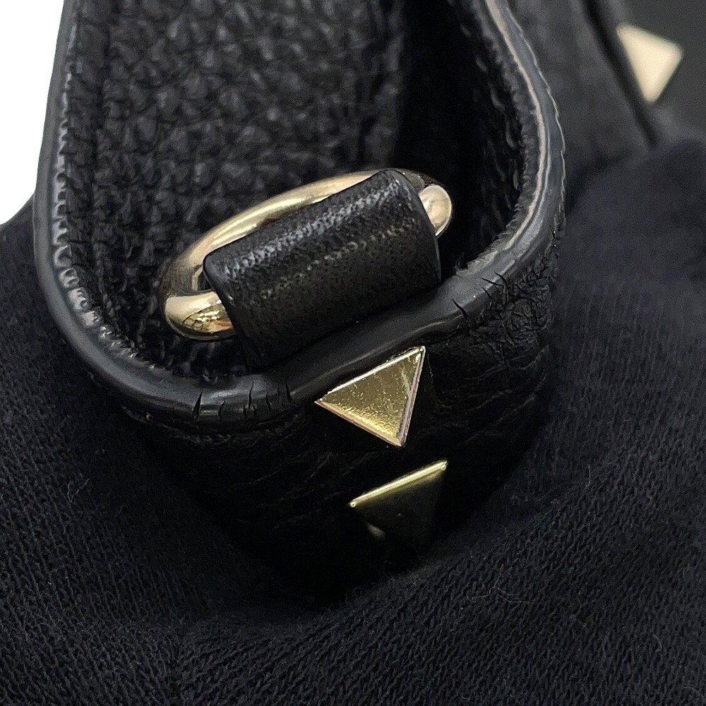 Valentino Garavani Rock Studded 2WAY Tote Bag Leather Black/Multicolor thumbnail 14