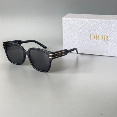 CHRISTIAN DIOR DIORSIGNATURE S7F SUNGLASSES 10A0 BLACK w/GRAY LENS! SHIPS TODAY!