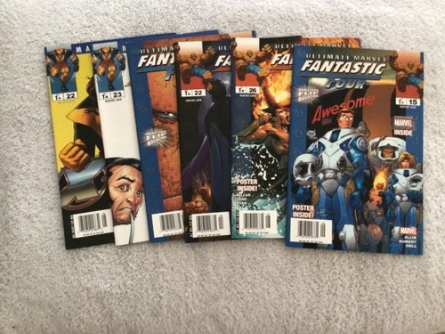LOT (6) RARE HTF X-MEN FLIP MAGAZINES ALL NEWSSTAND ALL PICTURED LQQK