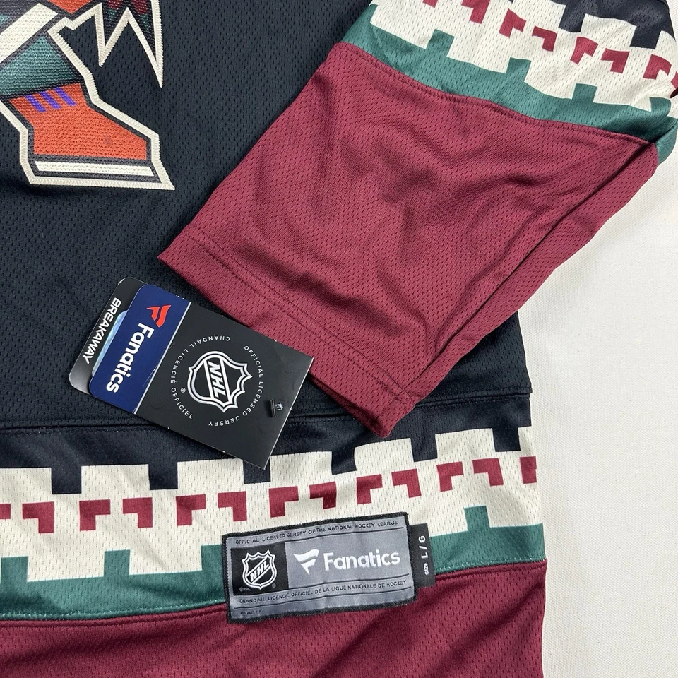 Camiseta deportiva grande para hombre Fanatics Breakaway NHL Arizona Coyotes Kachina Logo 2021/22 Foto 4 de 4