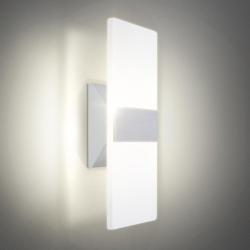 LED Indoor Wall Mount Light Fixture - 12 Inch 12W Modern Interior ...