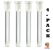 5inch x4Pack Hookah Water Filter Pipe Glass Bong Downstem fit for 8/9/10/12 Bong