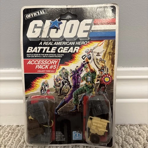 Vintage 1986 GI Joe Battle Gear Accessory Pack #5 Factory Sealed