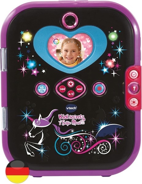 VTech Kidisecrets Selfie Music Elektronisches Tagebuch - Schwarz-image