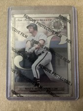 MATT WILLIAMS 1996 DONRUSS LEAF SILVER STEEL STATS 26 OF 77 MLB GIANTS