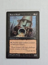 Rats of Rath - Tempest - LP - MTG Magic - Common - Creature