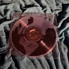 F1 The Movie Vinyl soundtrack oil liquid filled LP Blood Records. DISC ONLY 