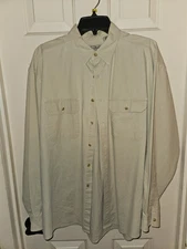 MENS L.L. BEAN BUTTON SHIRT, LONG SLEEVE, SZ. LG., GREAT CONDITION. 
