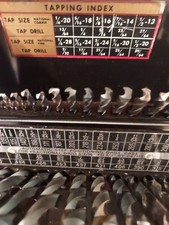 Drill Bit Set,  29pc.set, 1/16-1/2, New, USA,...