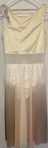 Weissman Dance costume solo custom lyrical white ombre maxi Happy Place 64830 LA
