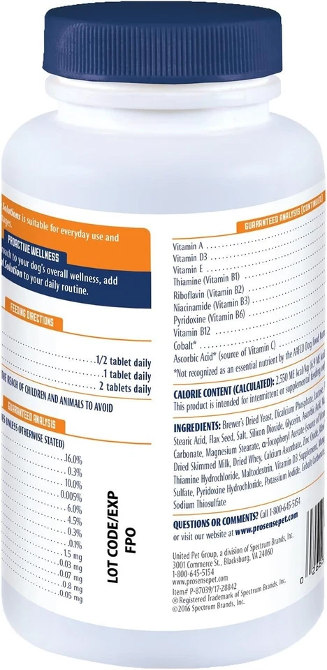 Dog Multi Vitamins For All Life Stages Health Care Chewable Tablets 90 COUNTRY.. - Image 2 of 4