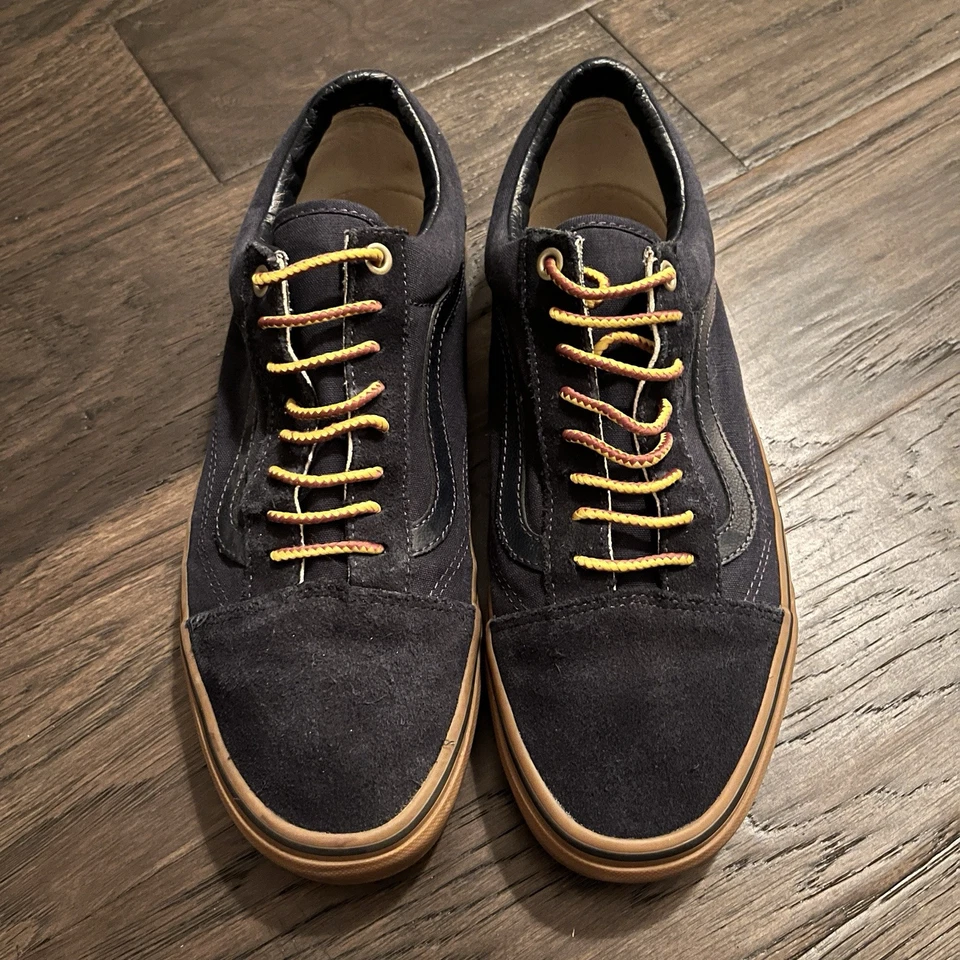 VANS Old Skool Azul Marino Con Parte Inferior de Goma Hombre’s Talla 8.5 Mujer’s Talla 10 Foto 2 de 4