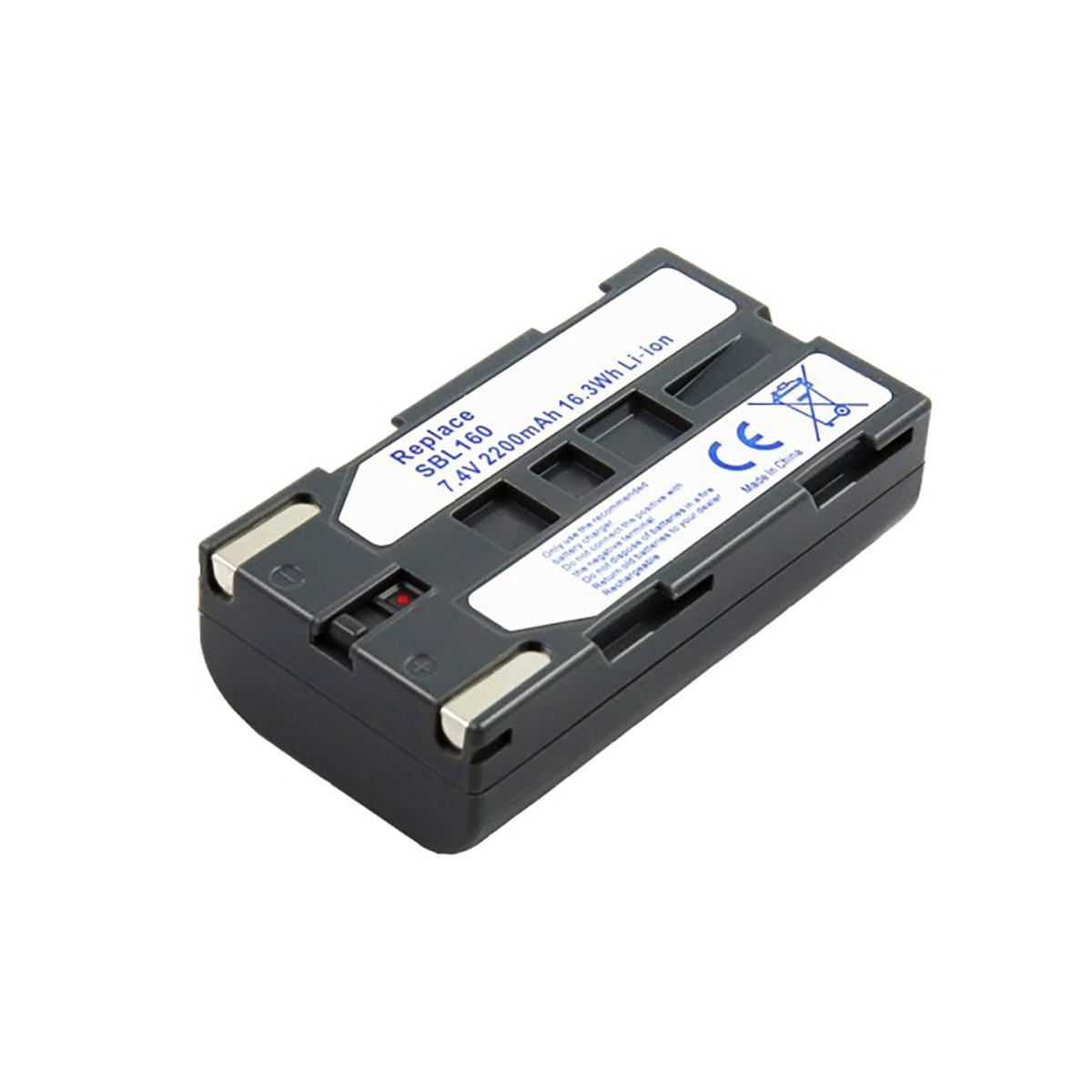 Batteria Li-ion 7.4V compatible caméscope SC-L52 Avizar 2200mAh noir