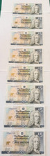 8 Consecutive RBS Jack Nicklaus £5 Five Pound Notes 2005