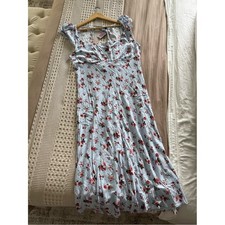 NEW wild fable Blue Floral Midi Dress Size XL