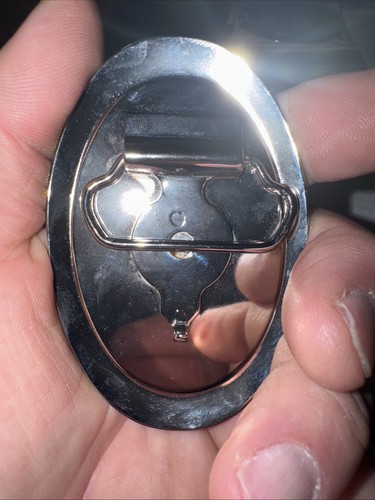 Vintage BPOE ELKS CLUB group Rare Silver Belt Buckle Free Shipping - Picture 5 of 5
