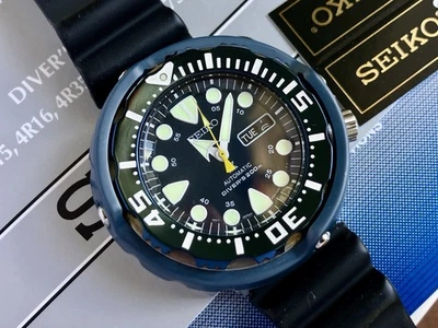 Rare! SEIKO Prospex SRP653 Special Edition Baby Tuna Automatic 52mm Dive Watch