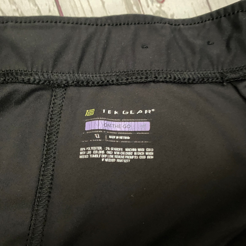 Tek Gear Womens On The Go Gear Jogger Pants Black Size XL Pockets Leg Zippers - Picture 11 of 11