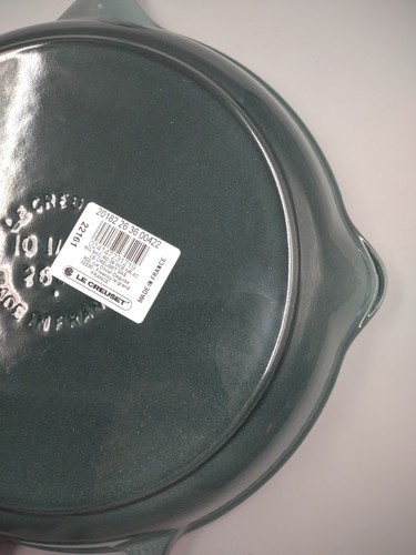 Le Creuset Signature Pfanne ~ 10 1/4" ~ Ozean ~ BESCHREIBUNG LESEN - Bild 23 von 24
