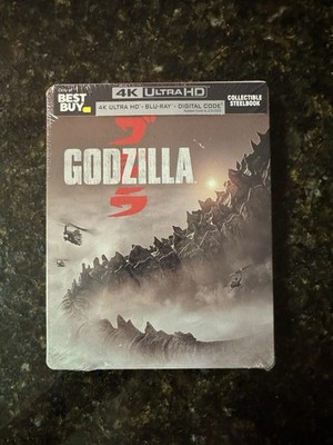 Godzilla 2014 4K (Ultra HD/Blu-ray, 2021) Best Buy SteelBook-Rare and OOP
