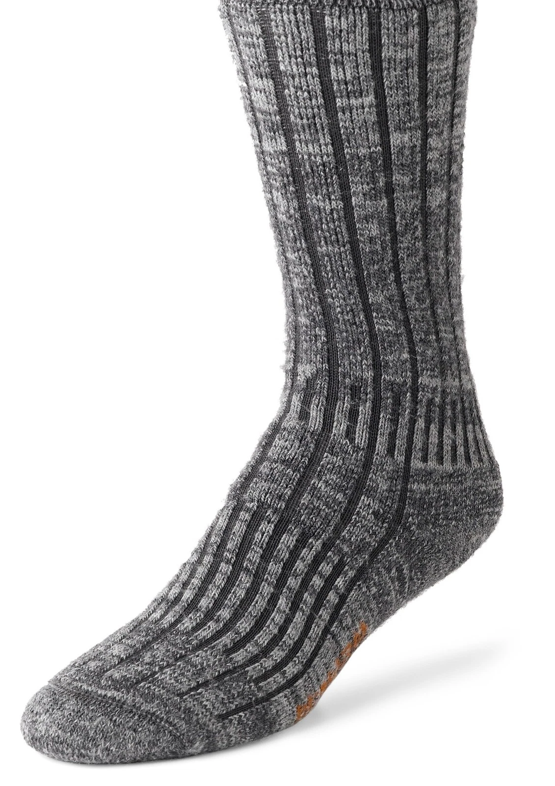 Wigwam Merino Comfort Hiker Socks Large Charcoal Soft Odor Resistant Cushioned