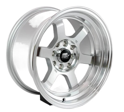 MST Time Attack Rim 16X8 4x100 Offset 20 Machined (Quantity of 1)