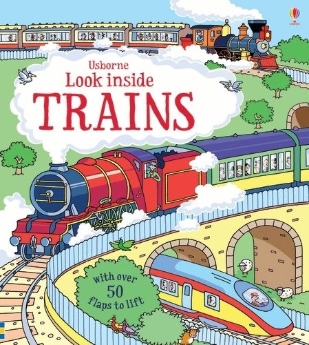 Look Inside Trains, Hardcover by Frith, Alex; King, Colin (ILT), Brand New, F...