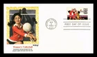 DR JIM STAMPS US COVER OLYMPICS VOLLEYBALL AIR MAIL FIRST DAY ISSUE FLEETWOOD