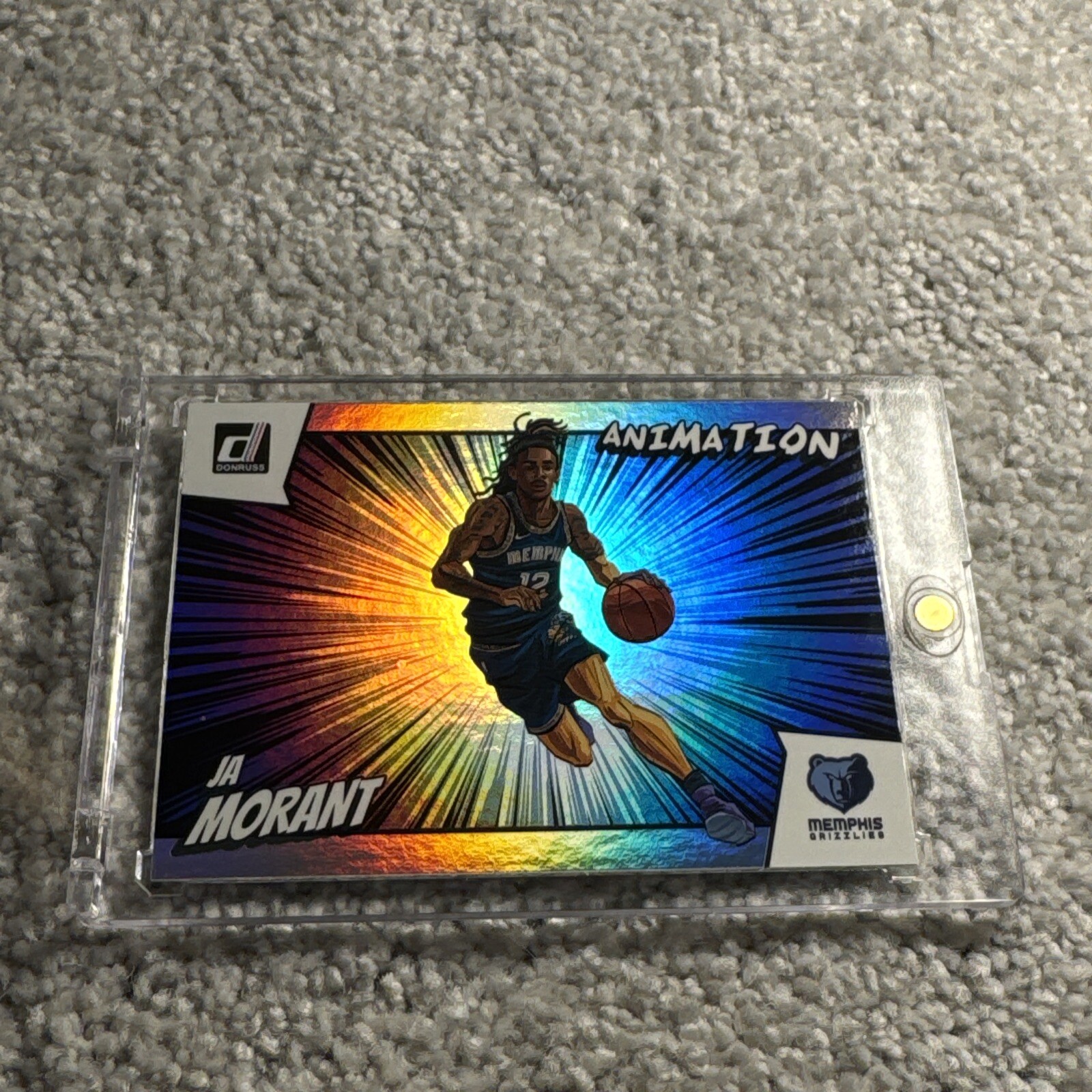 2022-23 Panini Donruss Ja Morant #7 Animation Case Hit SSP