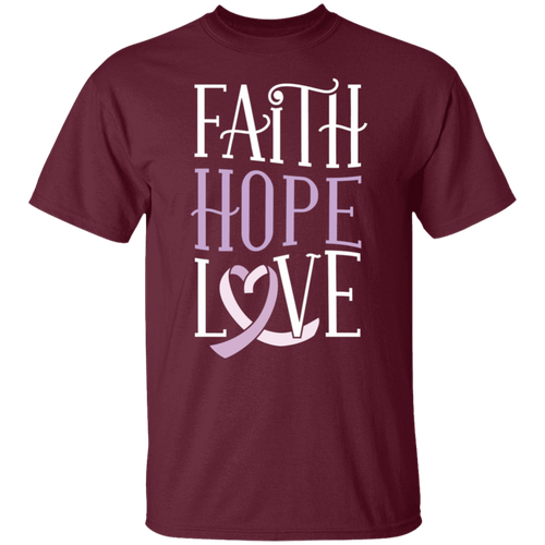 Faith Hope Love T-Shirt Christian Tshirt 1 Corinthians 13:13 Inspirational Tee - Picture 4 of 18