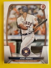 (15) 2023 Bowman #67 Jose Abreu Lot - Houston Astros