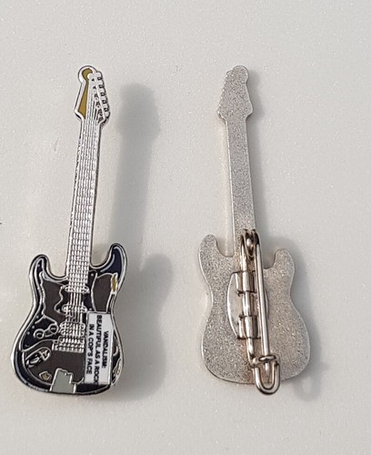 Guitar Enamel Pin Badges Zeppelin Sabbath AC/DC Foo Fighters Kiss The Who AC/DC - Picture 18 of 22
