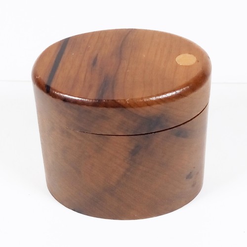 Oval Myrtlewood Oregon Wood Wooden Postage Stamp Dispenser Box eBay